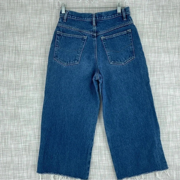 Fore Warned Vintage Cropped Baggy jeans Womens Size 4 - 0396 - Picture 8 of 9